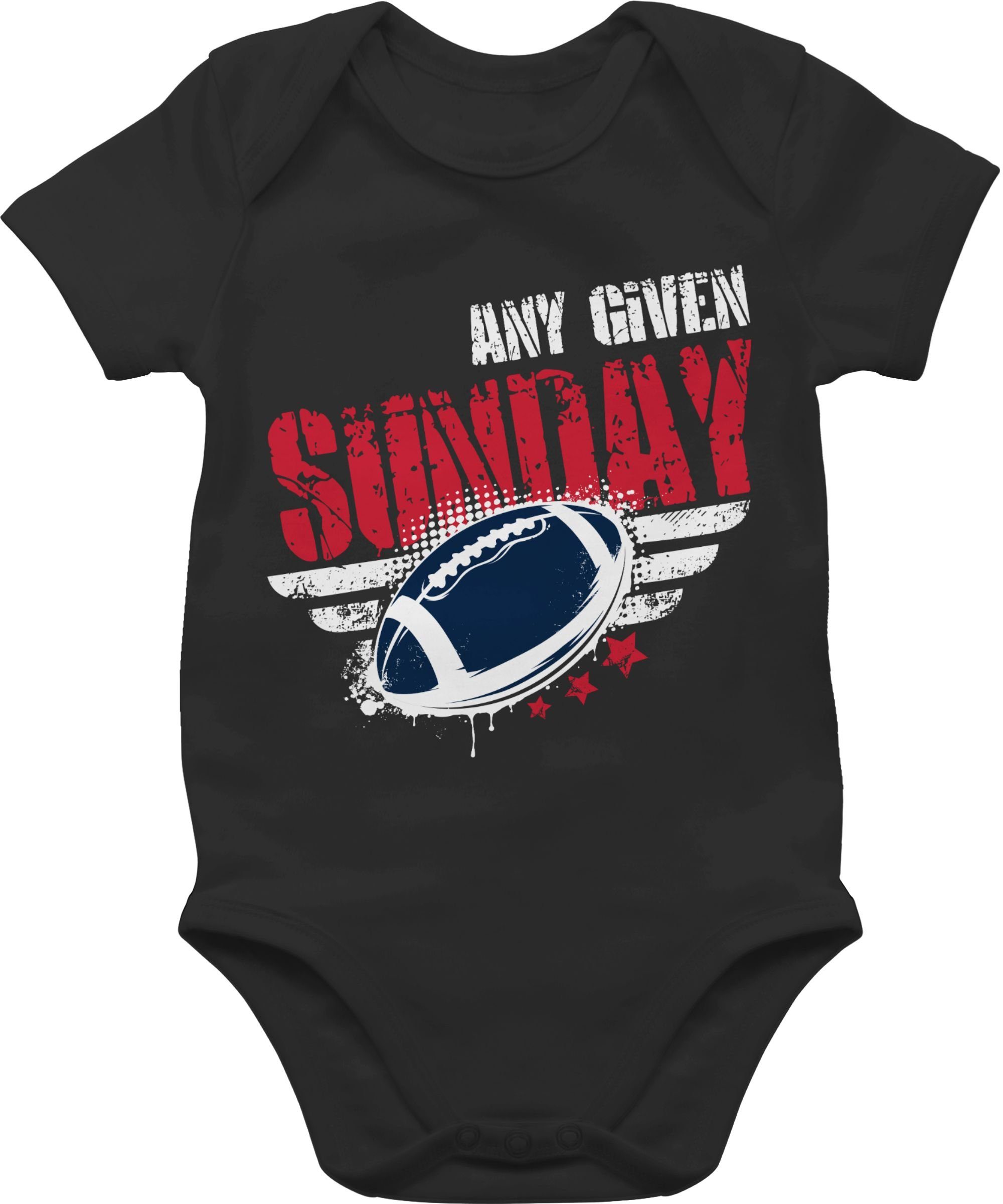 Shirtracer Shirtbody Any Given Sunday Football New England Sport & Bewegung Baby 2 Schwarz