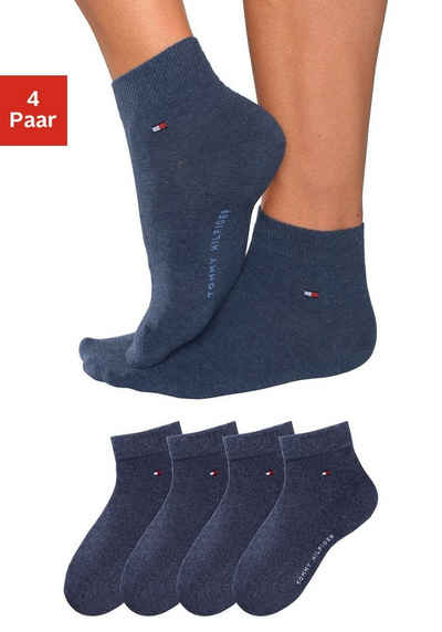 Tommy Hilfiger Kurzsocken (4-Paar) mit druckfreien Nähten