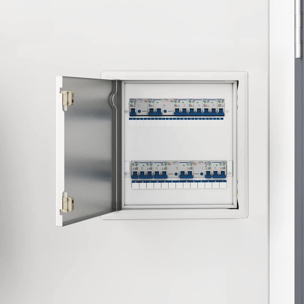 vidaXL Revisionsklappe, Zugangsklappe Weiß 43.5 x 33 x 3 cm Stahl