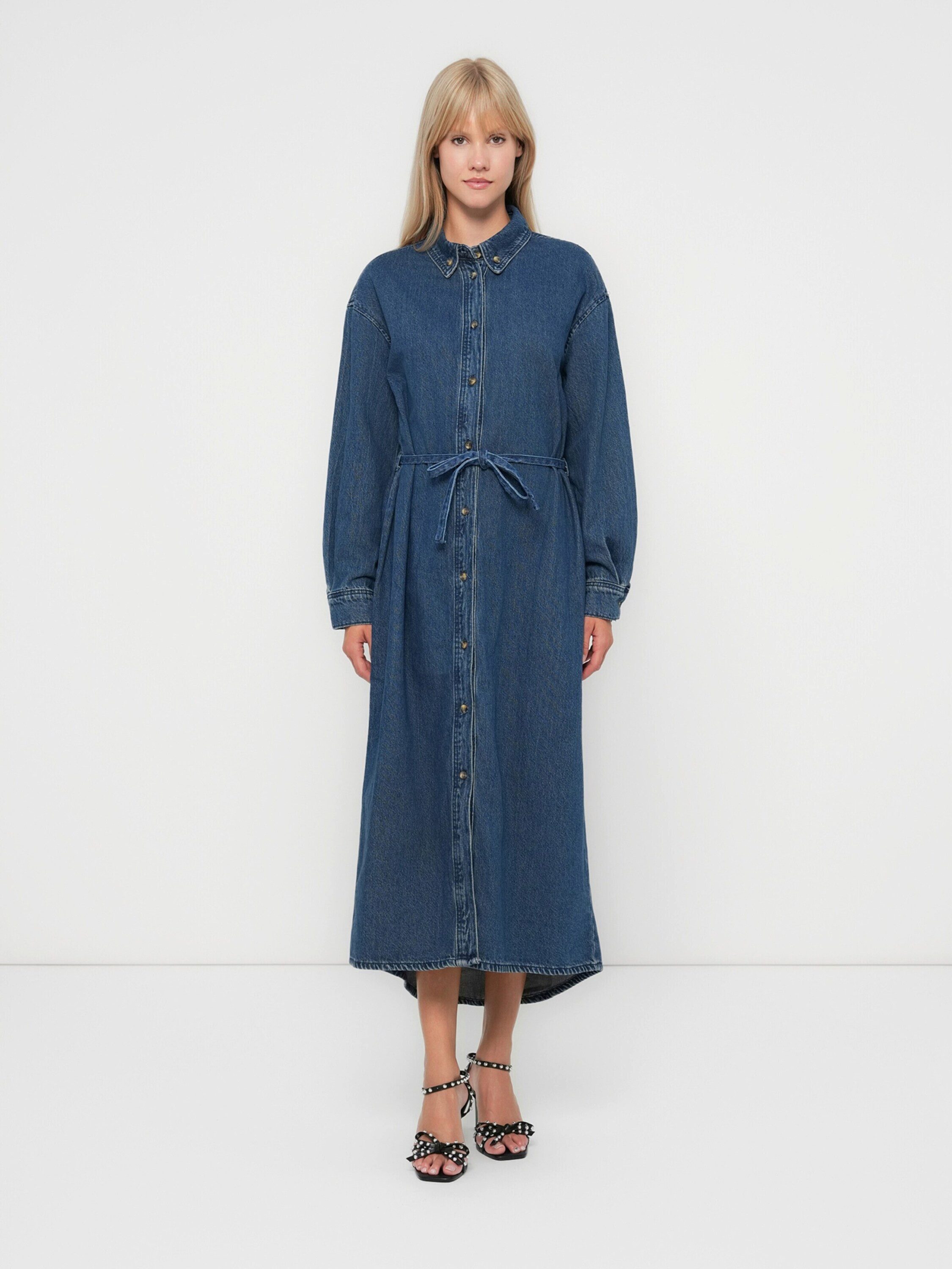 ONLY Maxikleid ONLKATHRINE (1-tlg) Falten