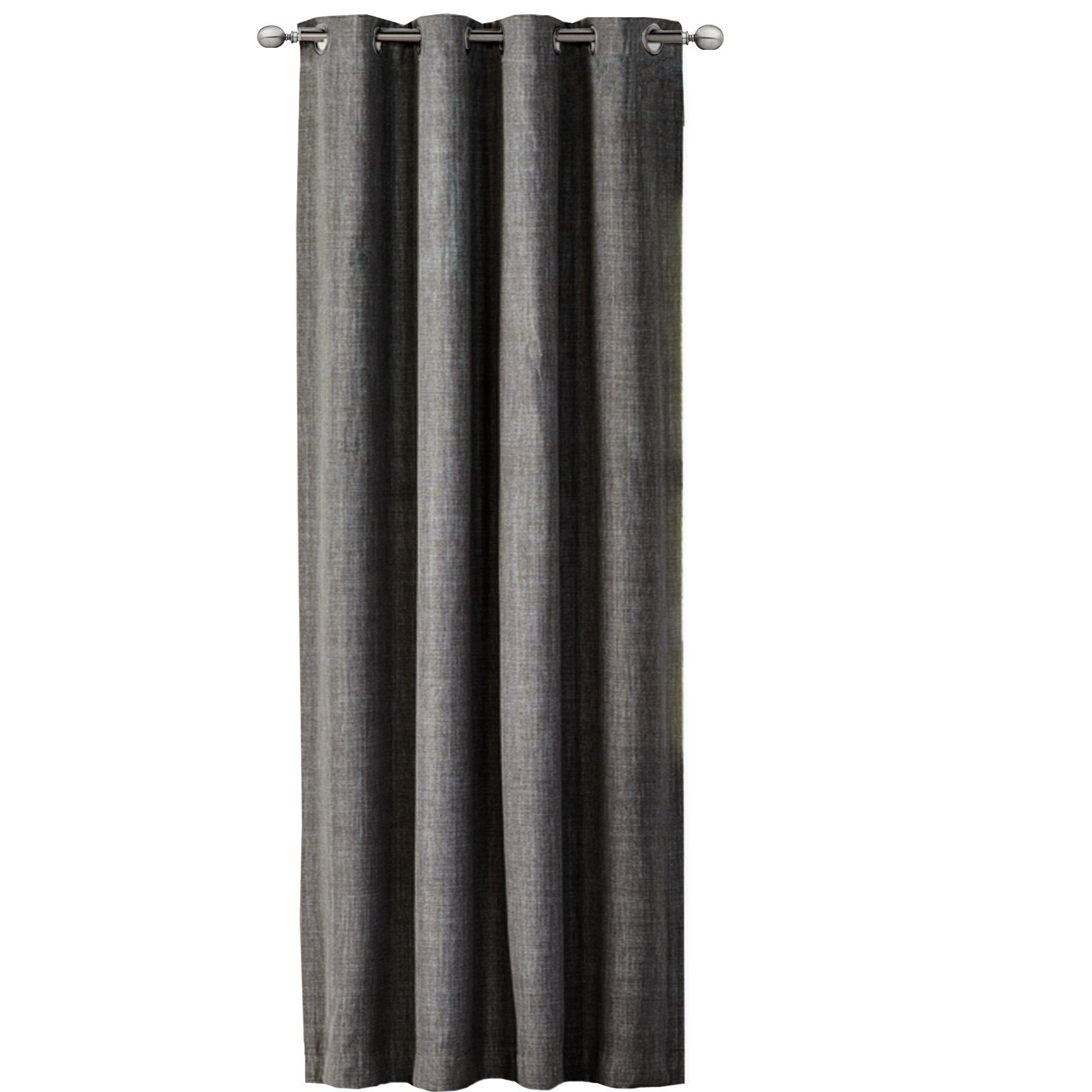 JEMIDI Gardine Vorhang blickdicht, 140x245cm, Ösen, günstig online kaufen