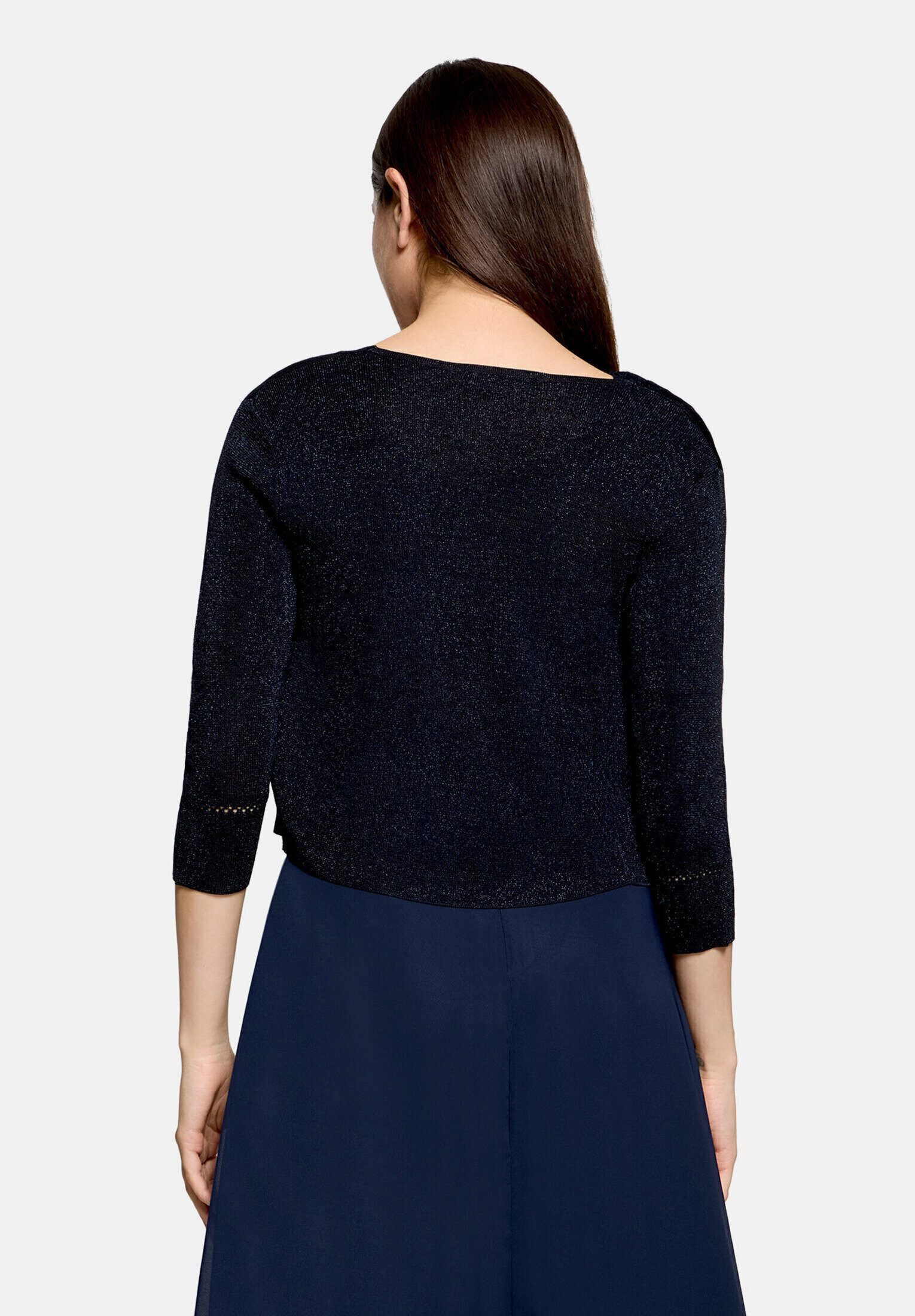 Vera Mont Strickjacke Damen ohne Verschluss (1-tlg) Glitzer