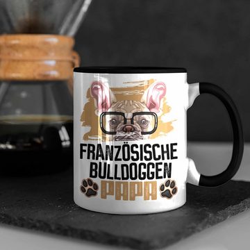 Trendation Tasse Französische Bulldogge Papa Besitzer Tasse Geschenk Lustiger Spruch Ge