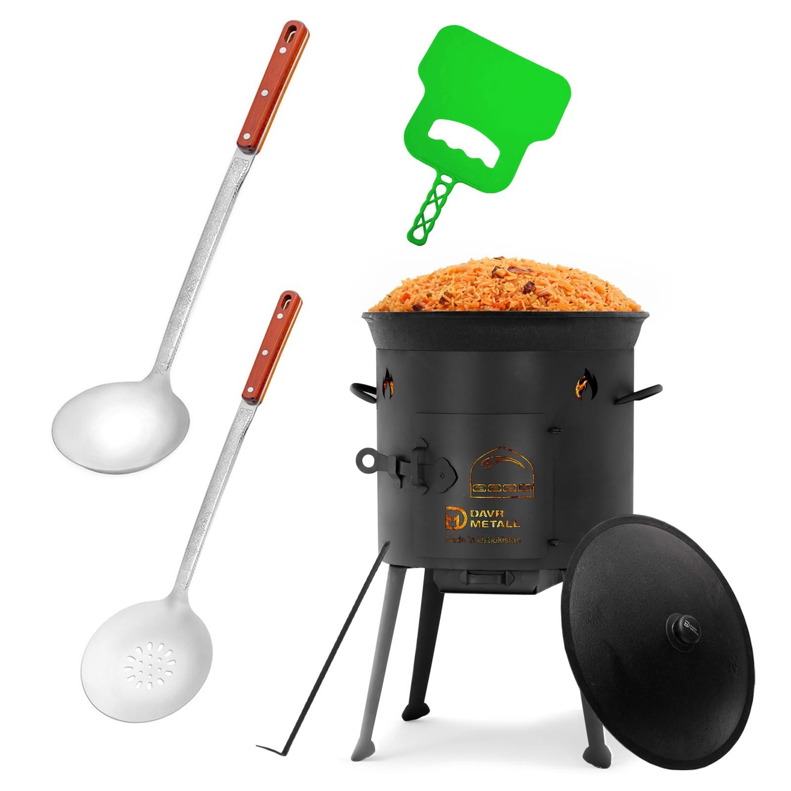 BIG-PAN Feuerstelle Ø36cm Uchag 12L Kazan (flacher boden) Zubehör