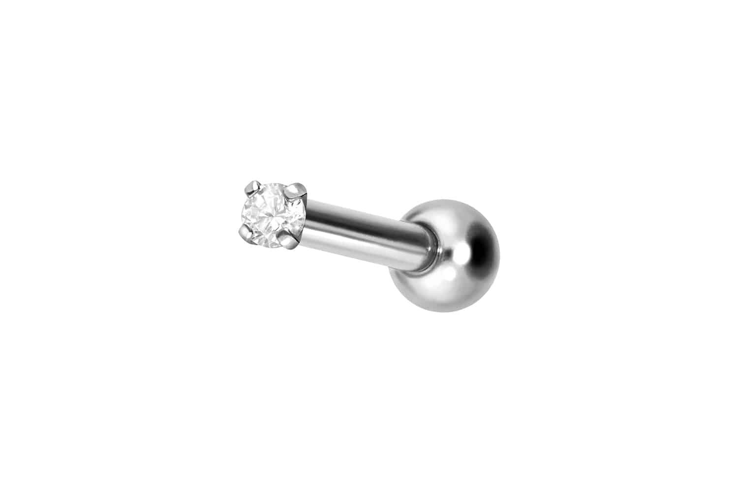 PIERCINGLINE Single-Ohrstecker Titan Ohrpiercing mit Innengewinde günstig online kaufen