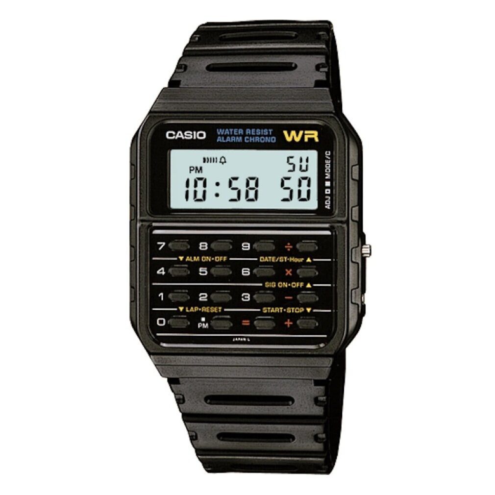 CASIO Luxusuhr CA53W-1 Herren Taschenrechneruhr Vintage