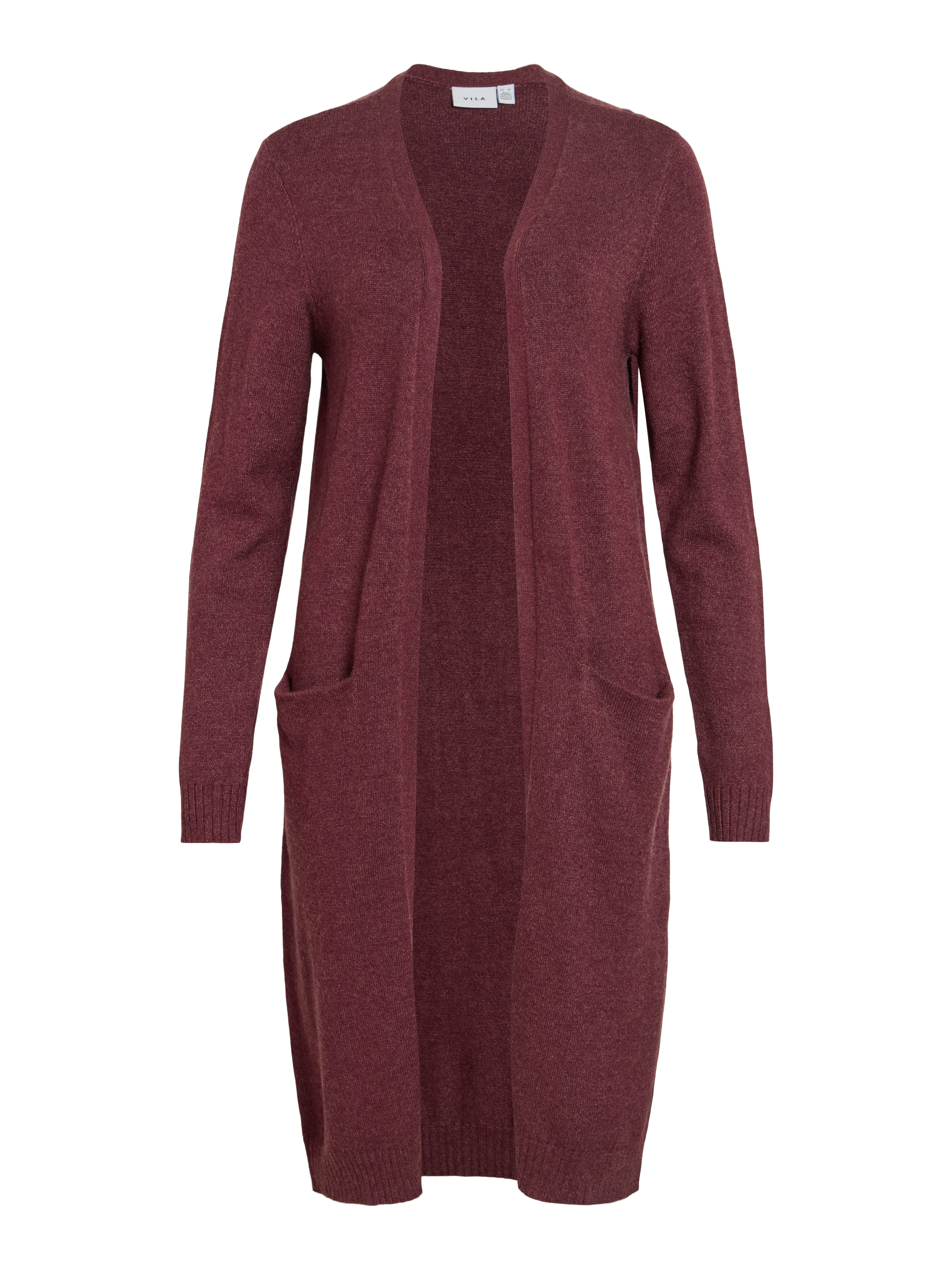 Vila Longstrickjacke VIRIL LONG L/S KNIT CARDIGAN - NOOS Viskosemischung, regular fit