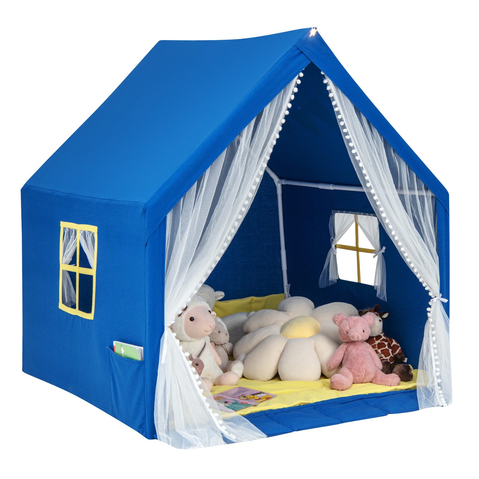 COSTWAY Spielzelt Kinder Spielhaus 122 x 105 x 125 cm günstig online kaufen