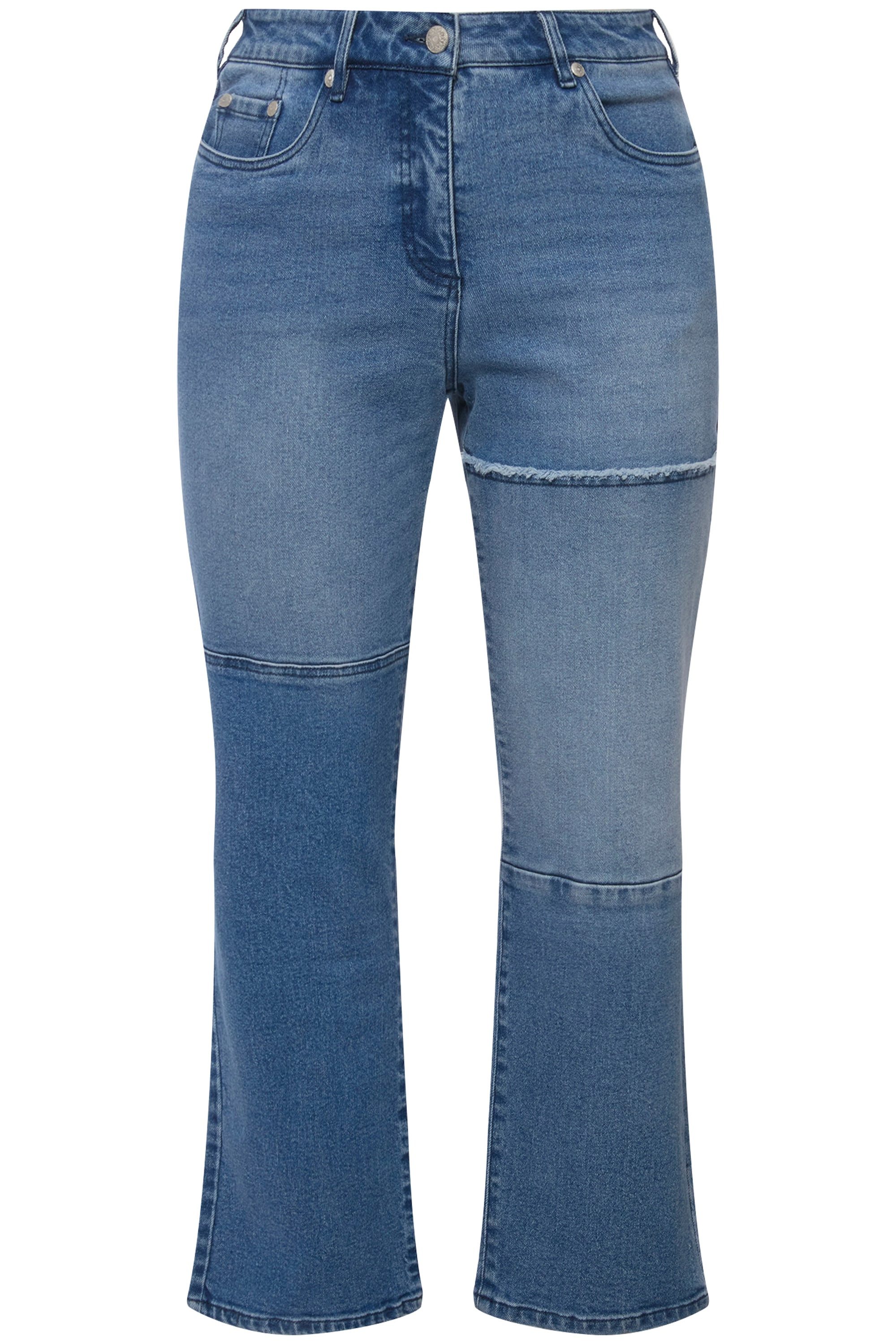 Ulla Popken 5-Pocket-Jeans Jeans Mandy Patchlook günstig online kaufen