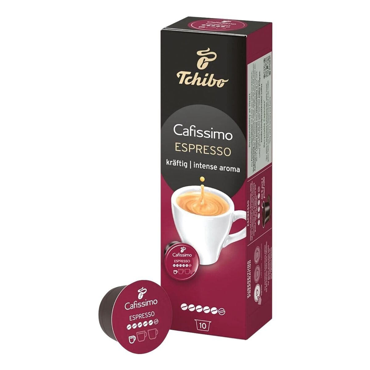 Tchibo Kaffee Cafissimo Espresso, 80x Kaffeekapseln
