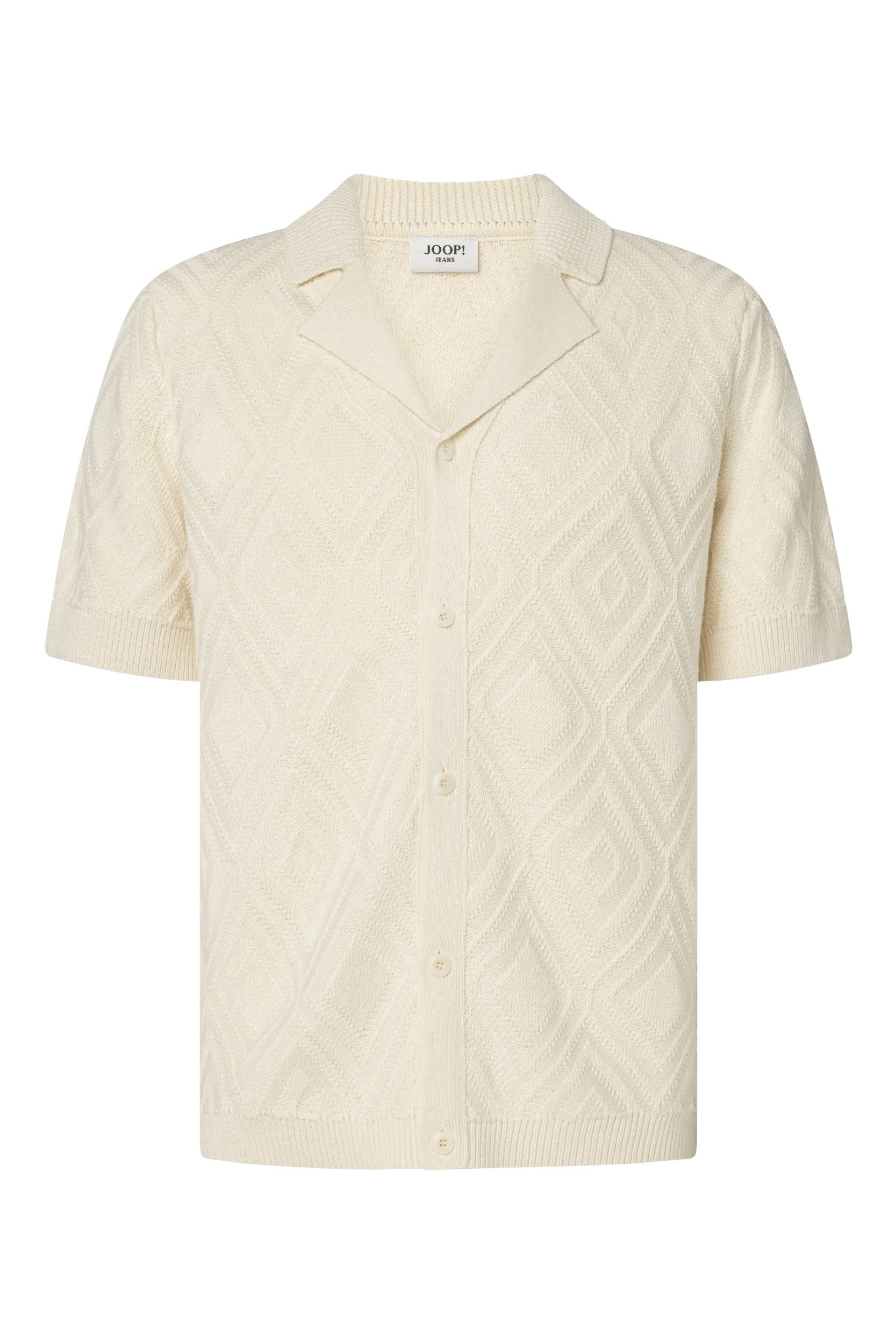 Joop Jeans V-Shirt Diamor aus Strick, mit Reverskragen