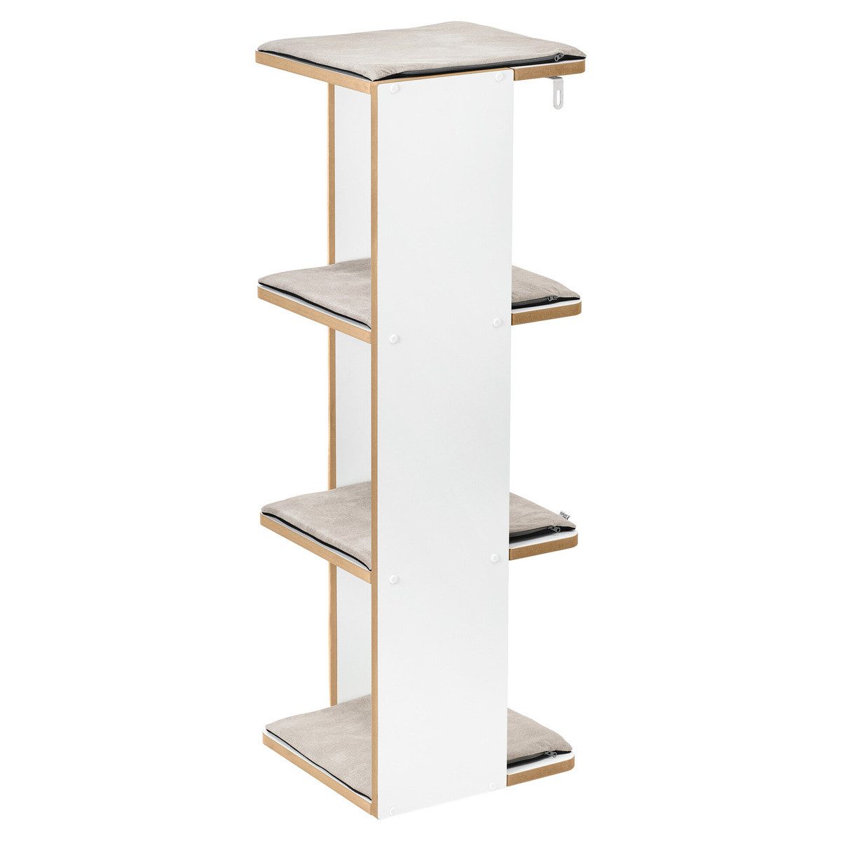 Hunter Tierbedarf Kratztonne Kratzturm Tumba 4 Liegeflächen weiß/grau/grau