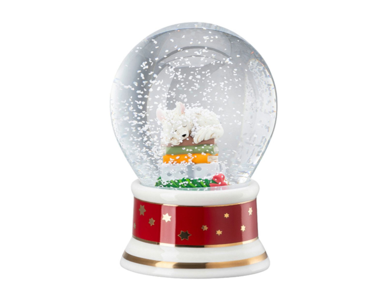 Hutschenreuther Weihnachtsfigur Sammelserie 2025 Все Jahre wieder Schneekugel