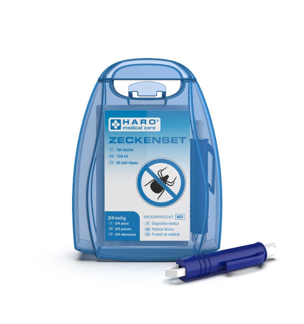 HARO-MC Zeckenpinzette Zecken Set, 24-tlg.