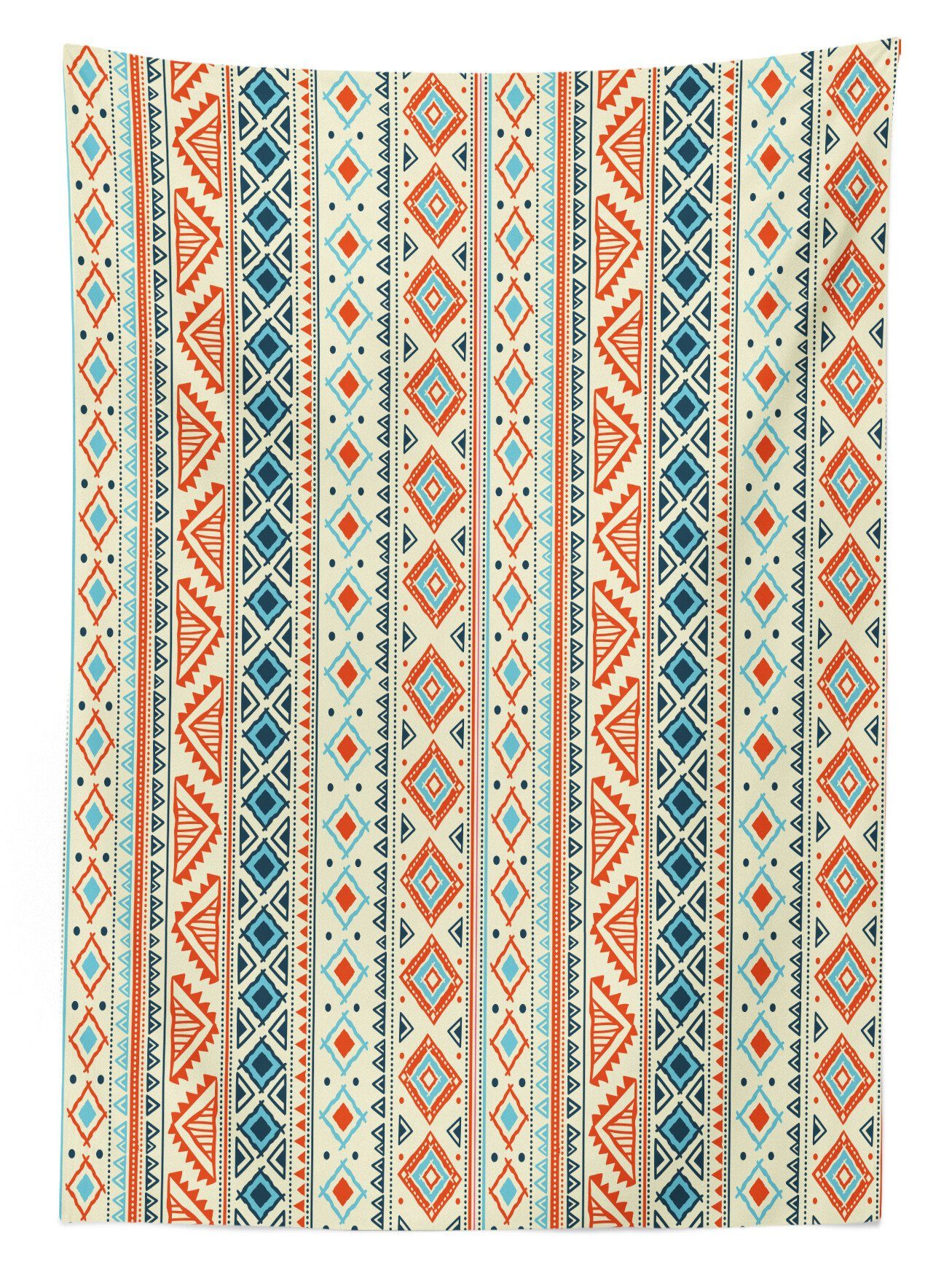 Abakuhaus Tischdecke Farbfest Waschbar Für Außen Stammes Farben, Aztec den Mexican Muster Klare Bereich geeignet