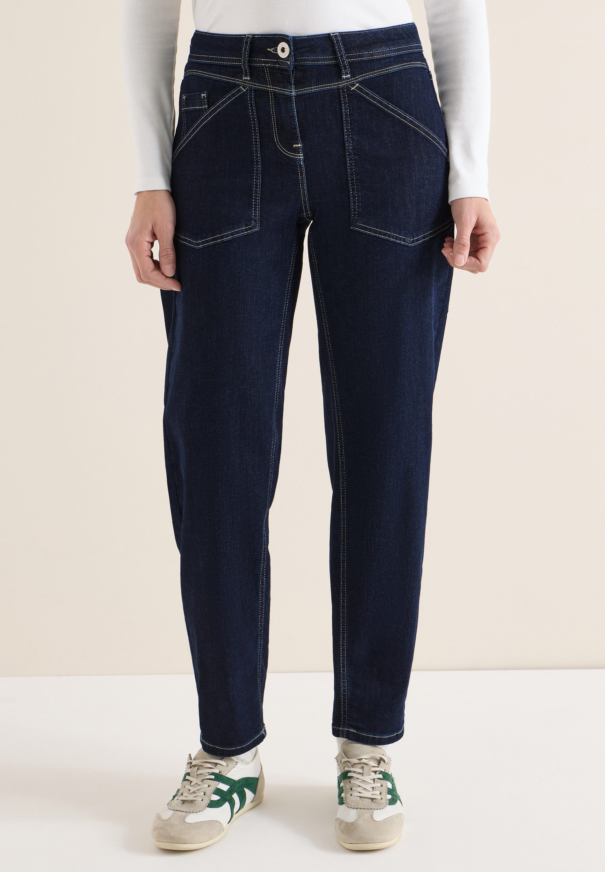 CECIL Loose-fit-Jeans High Waist