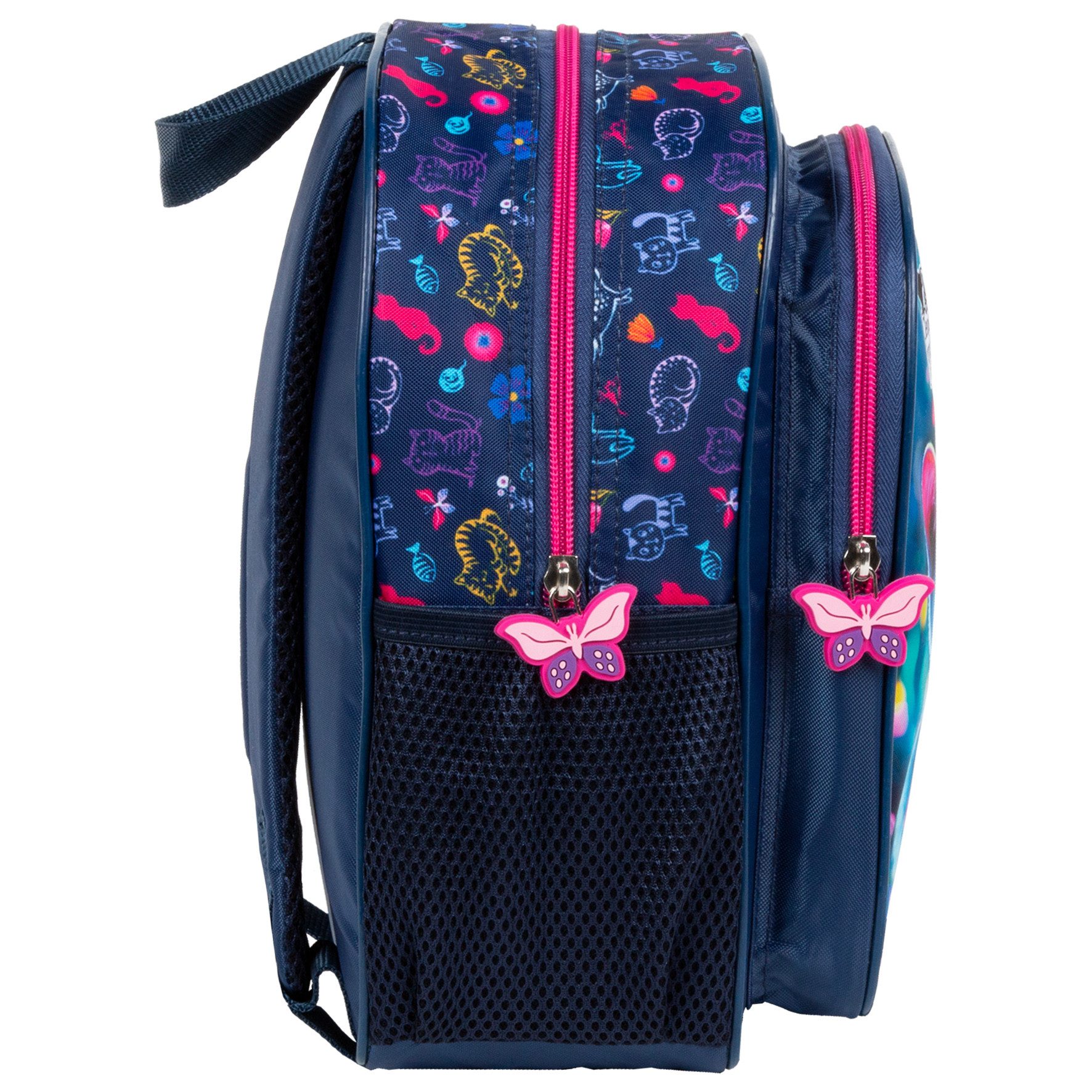 DERFORM Kinderrucksack Süße Katze Kinder Rucksack 28 cm Kindergarten Tasche Mädchen