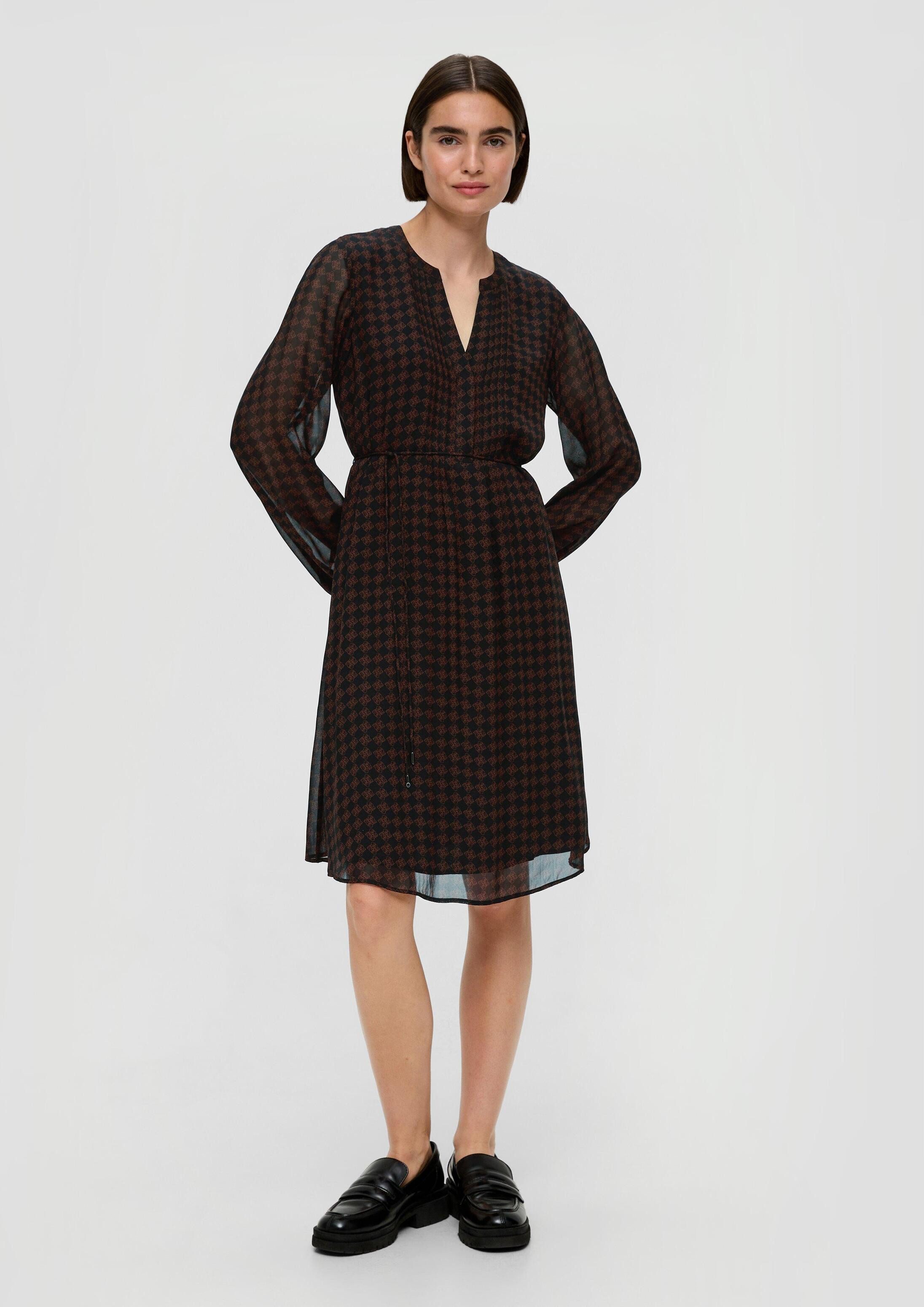 s.Oliver Minikleid Kleid Kleid aus Viskose