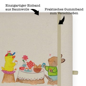 Mr. & Mrs. Panda Notizbuch Ostern Frühstück - Transparent - Geschenk, Eintragebuch, Notizen, Not Mr. & Mrs. Panda, Nachhaltige Baumwolle