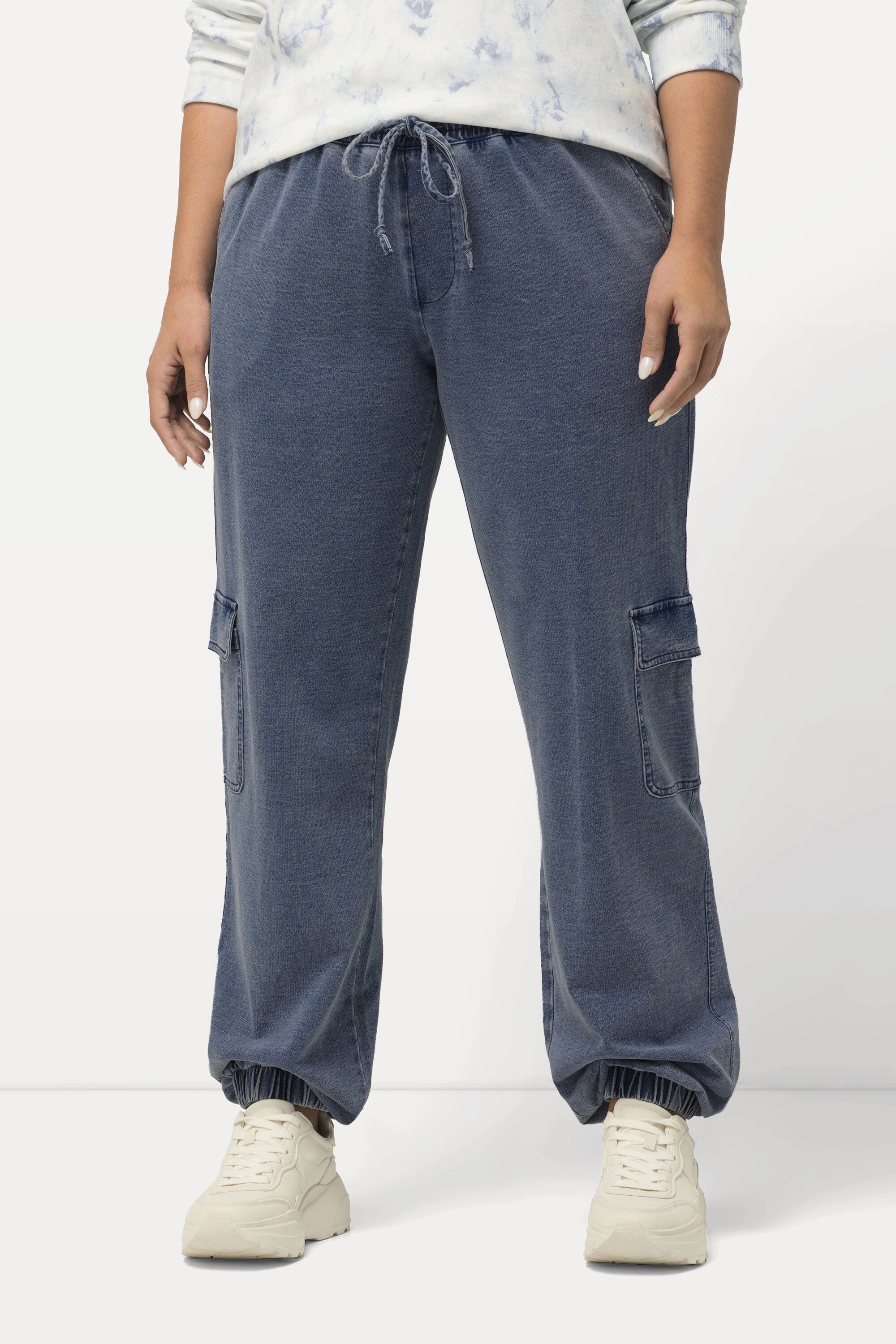 Ulla Popken Schlupfhose Sweathose Rena Jeanslook günstig online kaufen