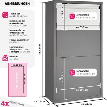 tectake Wandbriefkasten Fortress