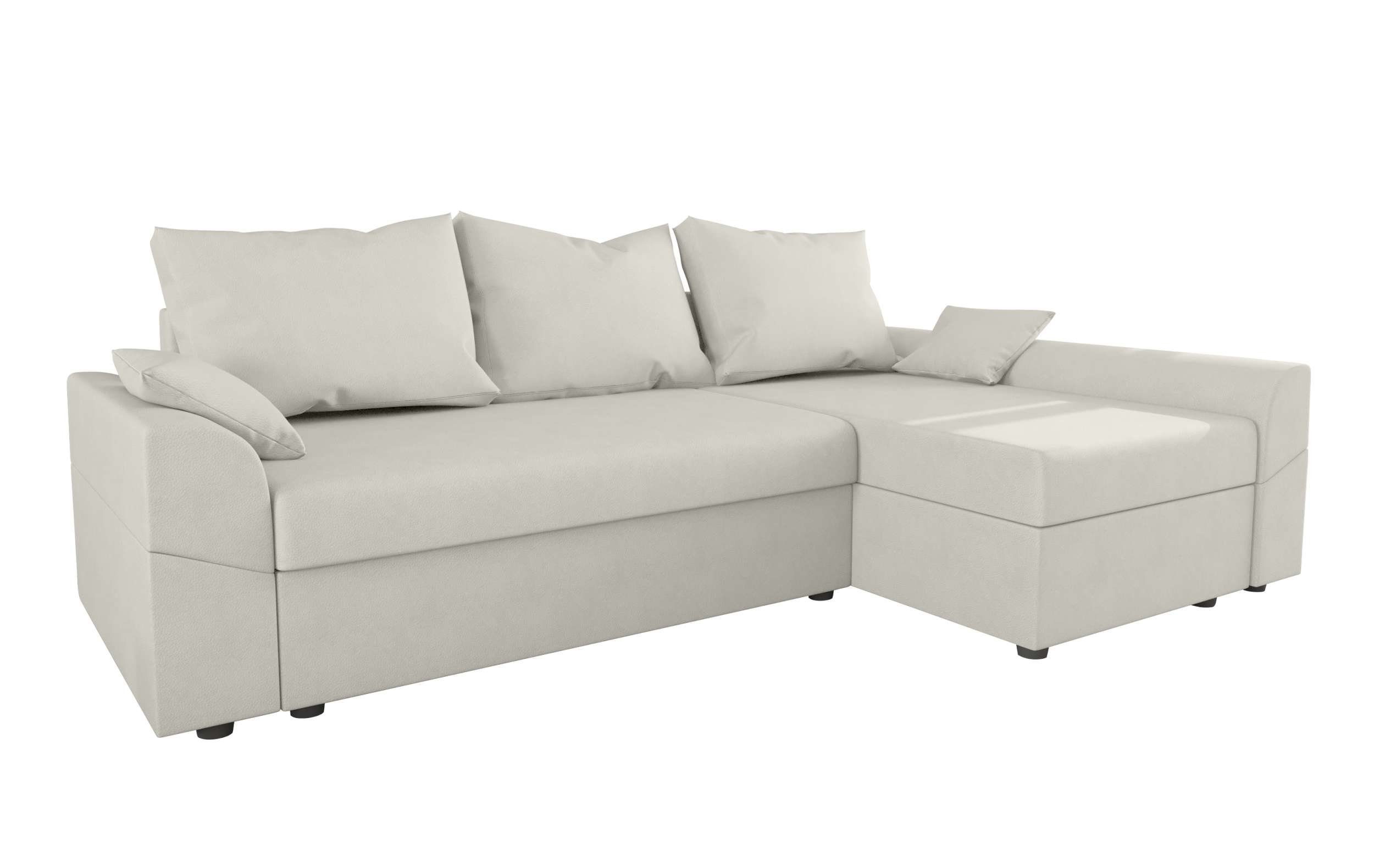 Stylefy Ecksofa Aurora, L-Form, Eckcouch, Modern mit Bettfunktion, Bettkasten, Design Sofa, mit Sitzkomfort
