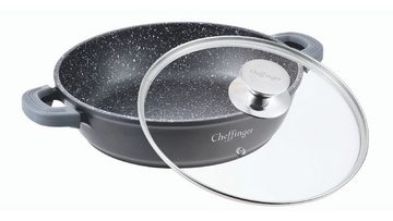 Cheffinger Kochtopf Kochtopf Servierpfanne Schmorpfanne Induktion Ø36cm Alu