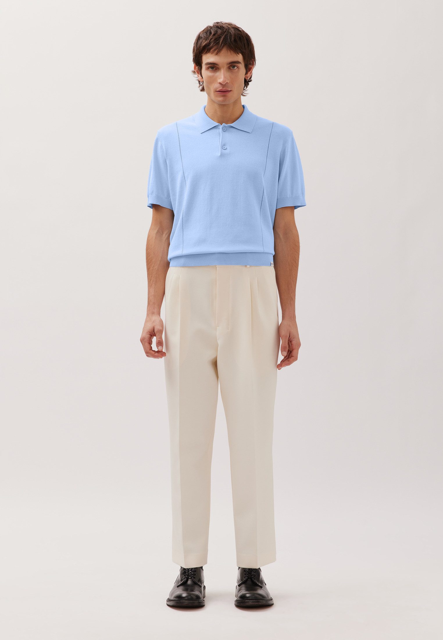 studio seidensticker Poloshirt Strick Polo Uni
