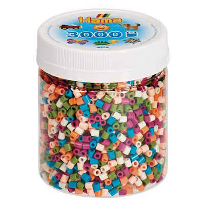 Hama Perlen Bügelperlen Hama Dose mit 3000 Perlen, Mix 58