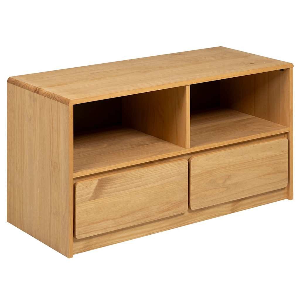 vidaXL TV-Schrank TV-Schrank SAUDA Eiche-Optik 99x43x55 cm Massivholz Kiefer (1-St)