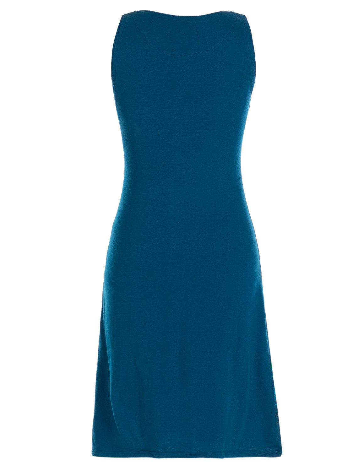 Vishes Tunikakleid Armloses Damen Longshirt-Kleid Mini-Kleid Tunika-Kleid T-Shirtkleid Boho, Goa, Hippie Style