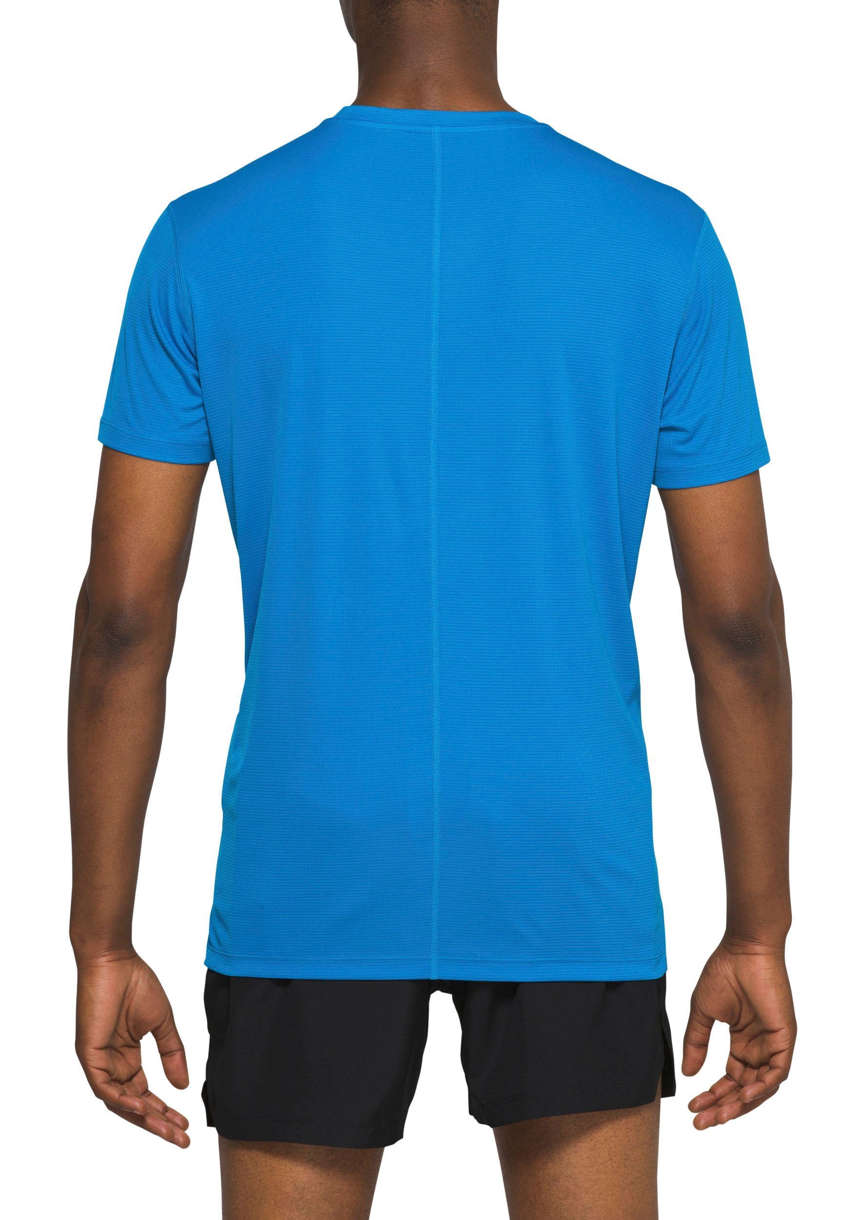 SHORT blau CORE Laufshirt Asics TOP SLEEVE