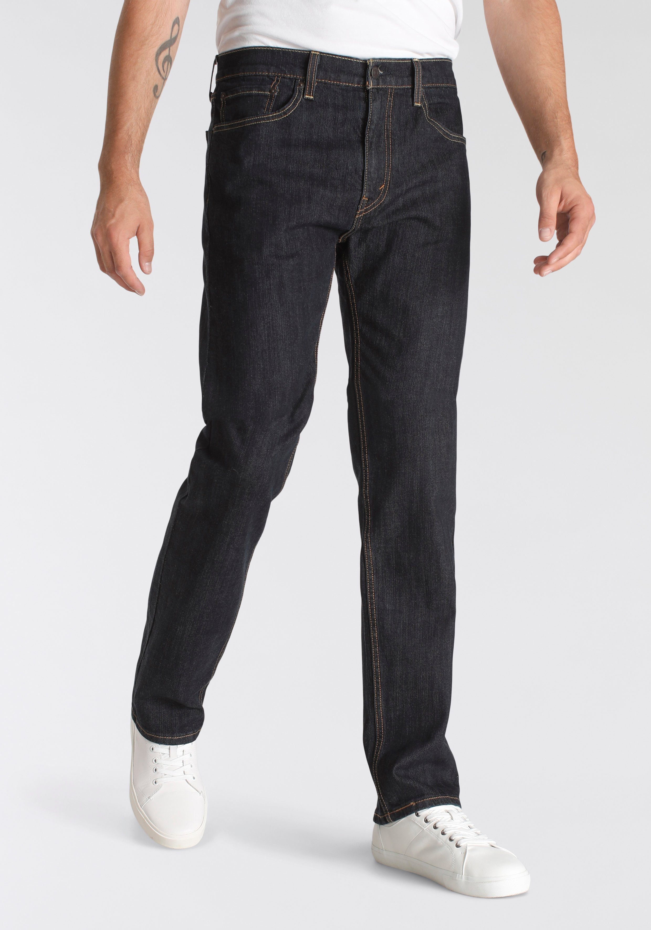 DARK REGULAR RINSE Straight-Jeans Levi's® 505