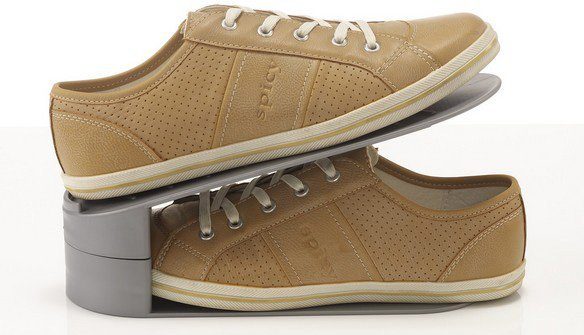 Ruco Schuhregal (Schuhstapler), Set 4-tlg., Kunststoff, schafft Platz und Ordnung