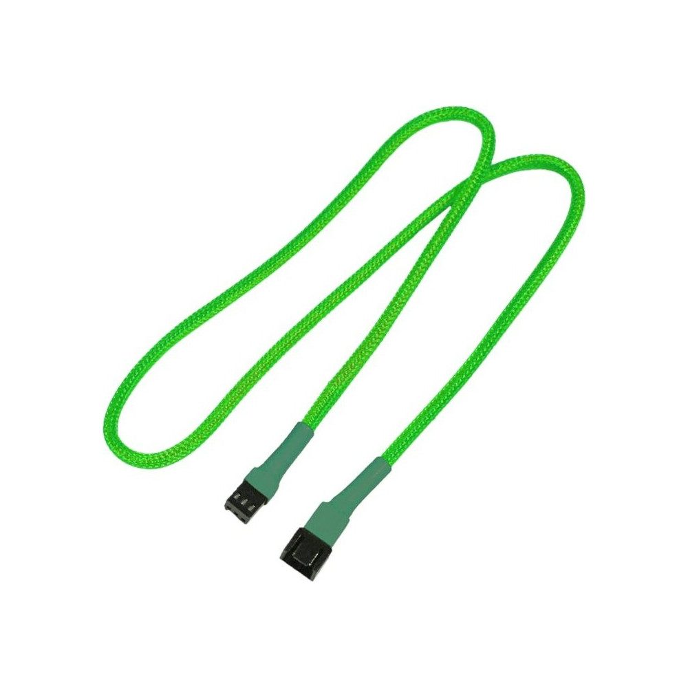 NANOXIA Nanoxia 3-Pin Verlängerung 0,6m für PC-Bau. Verlängerungskabel, 3-Pin, 3-Pin, Hochwertige 3-Pin Verlängerung