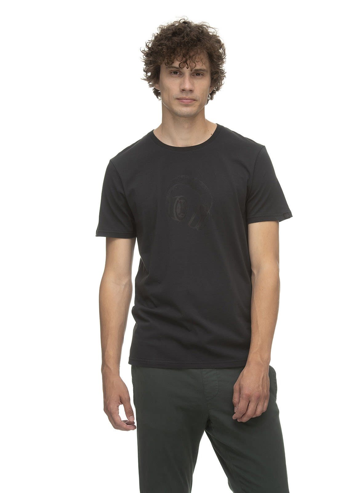 Herren Black Ragwear M Pharello T-Shirt Ragwear Remake Kurzarm-Shirt