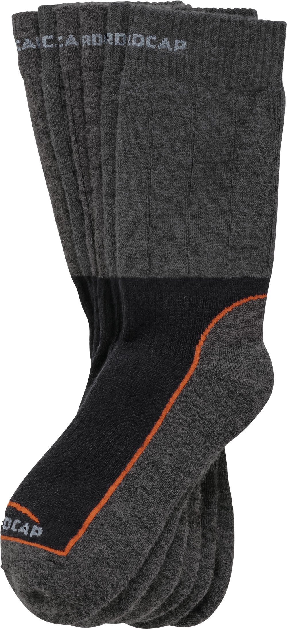 Nordcap Langsocken (3-Paar) mit hohem Merino-Anteil und ergonomische Passform