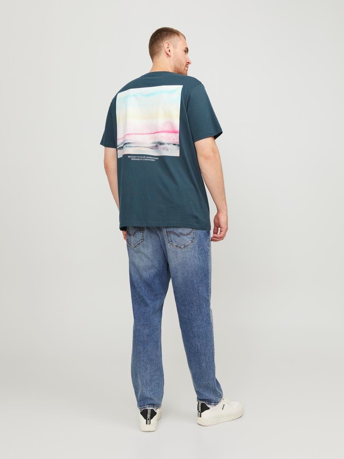 Jack & Basic 6606 Plus T-Shirt Rundhals in Size Grün T-Shirt JORVESTERBRO Jones