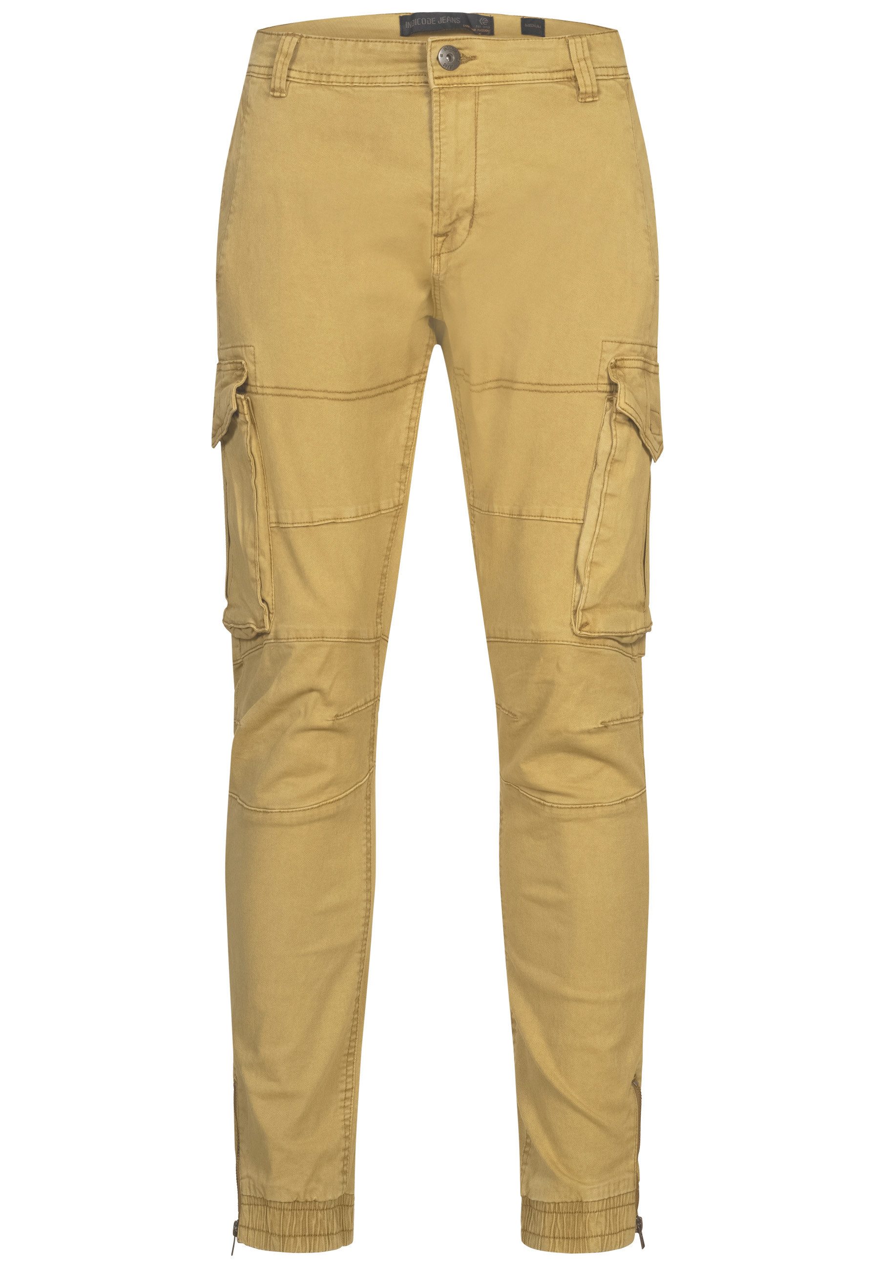 Indicode Cargohose Herren Alex Cargo Hose Herrenhose mit 6 praktischen Tasc günstig online kaufen