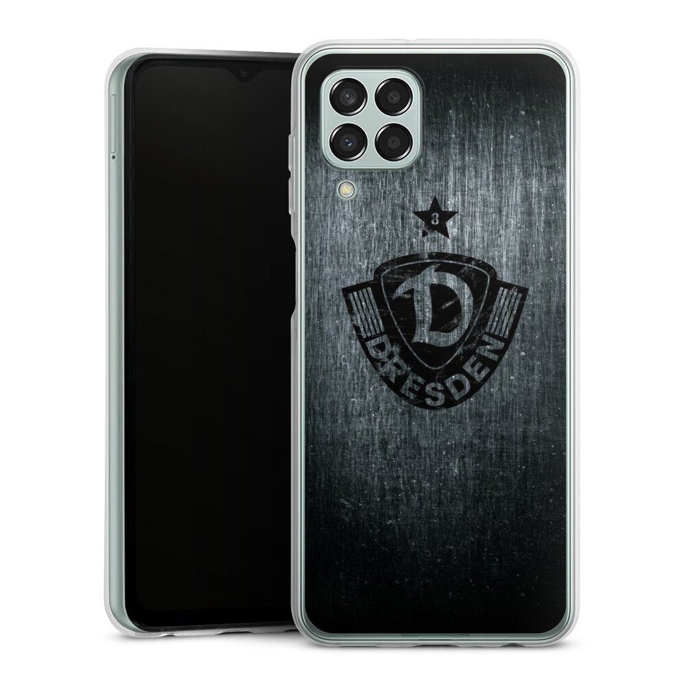 DeinDesign Handyhülle SG Dynamo Dresden Offizielles Lizenzprodukt Vintage, Samsung Galaxy M33 5G Silikon Hülle Bumper Case Handy Schutzhülle