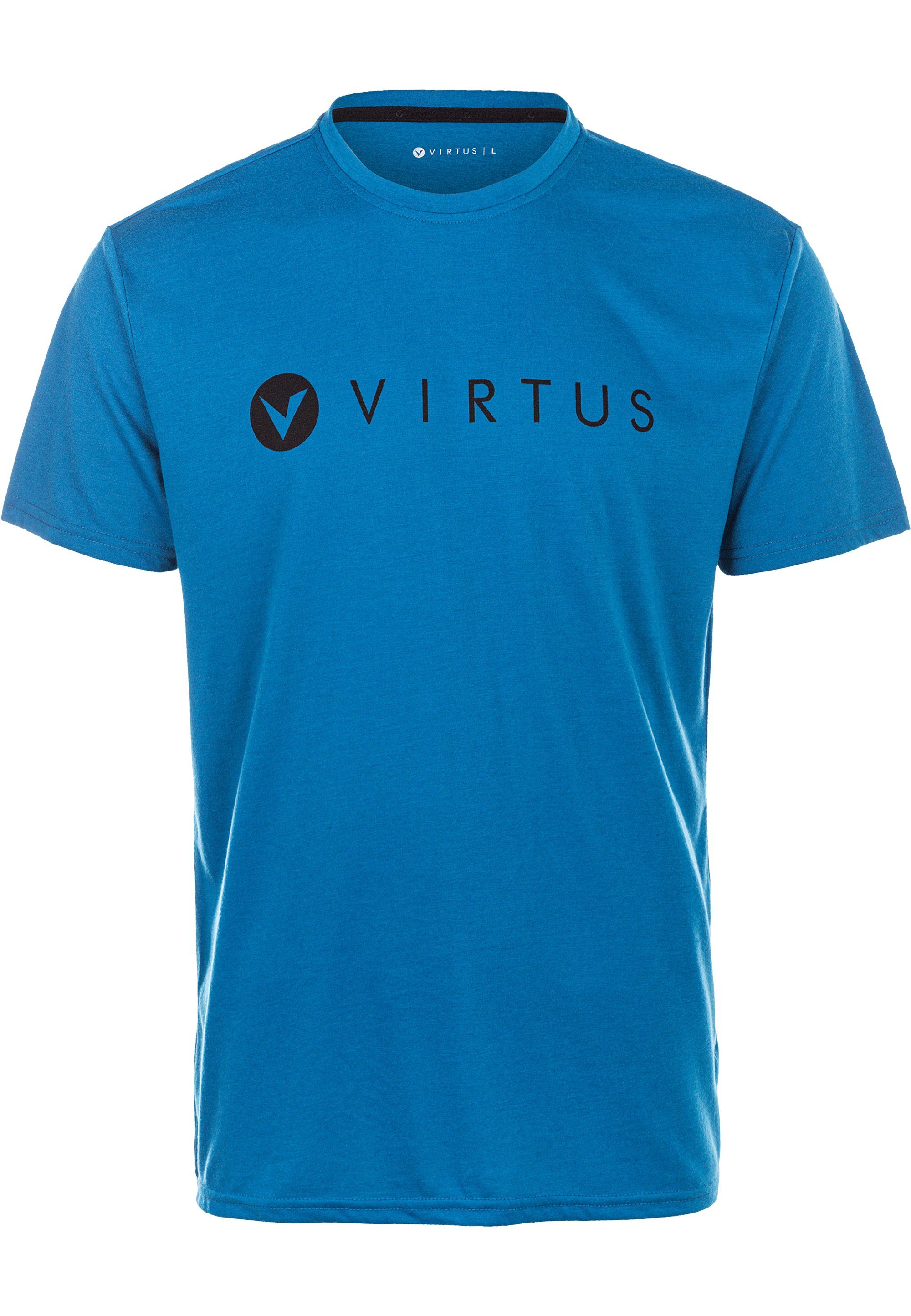 mit EDWARDO (1-tlg) trocknender Virtus DRY schnell QUICK Technologie blau Funktionsshirt