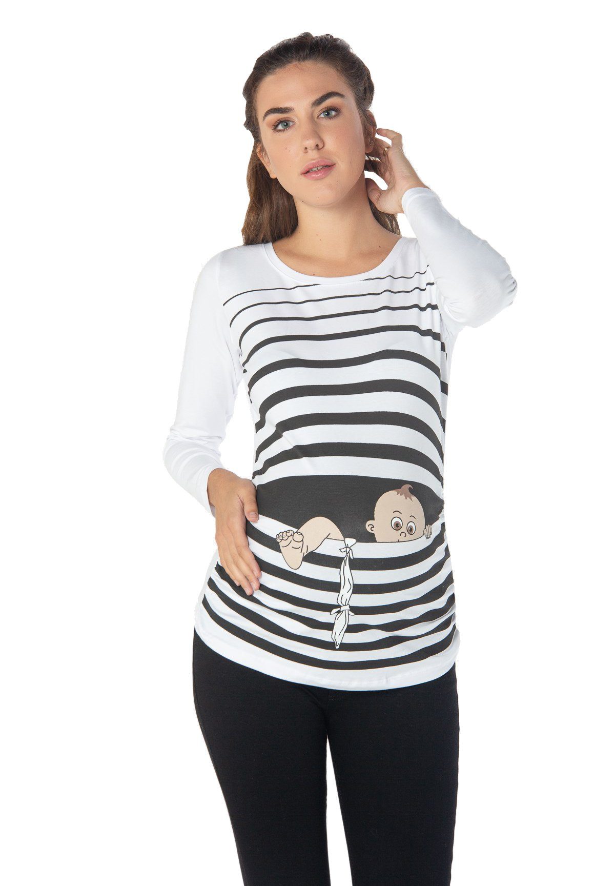 Umstandsshirt Baby Flucht