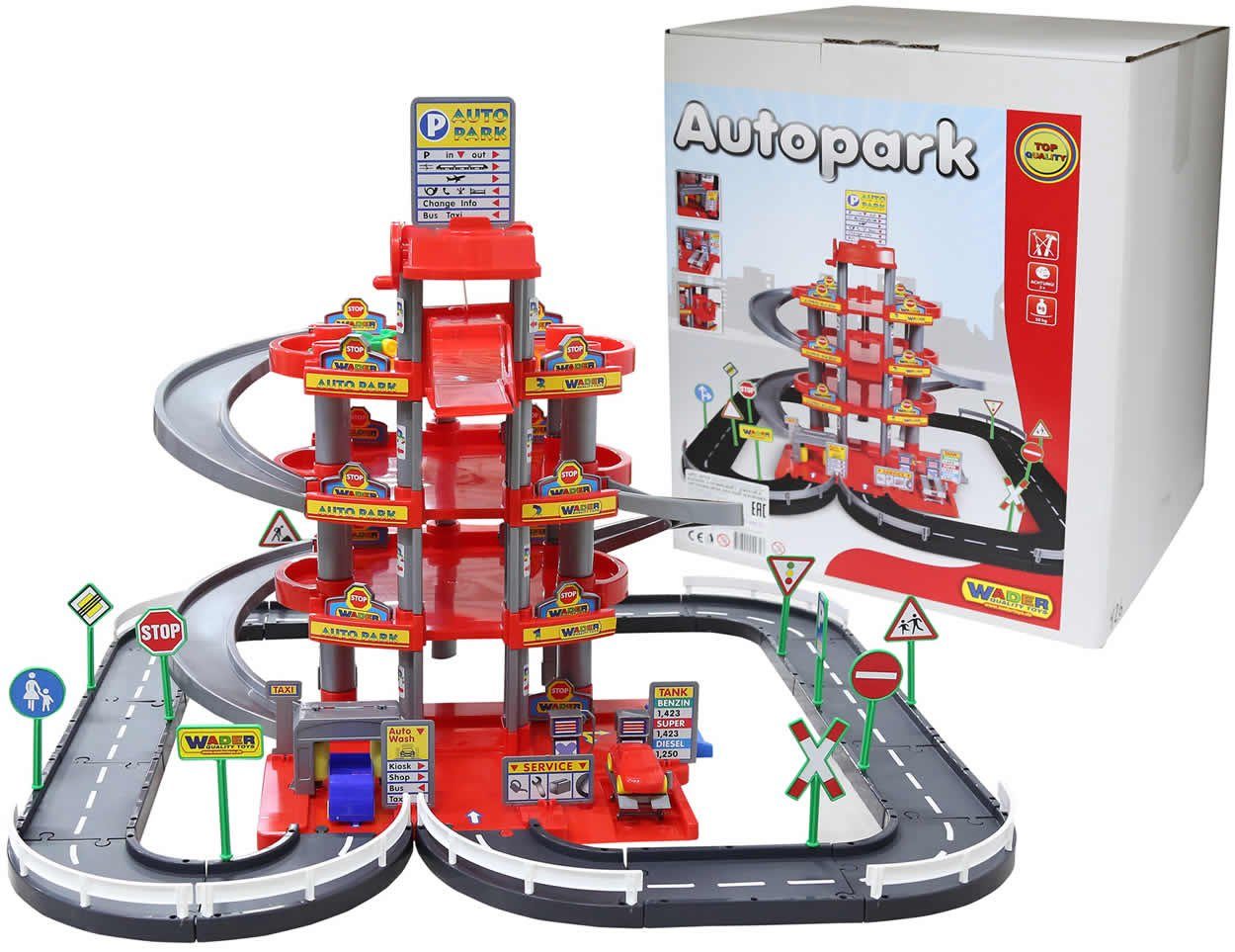 WADER QUALITY TOYS Spielzeug-Auto Garage Parkhaus günstig online kaufen