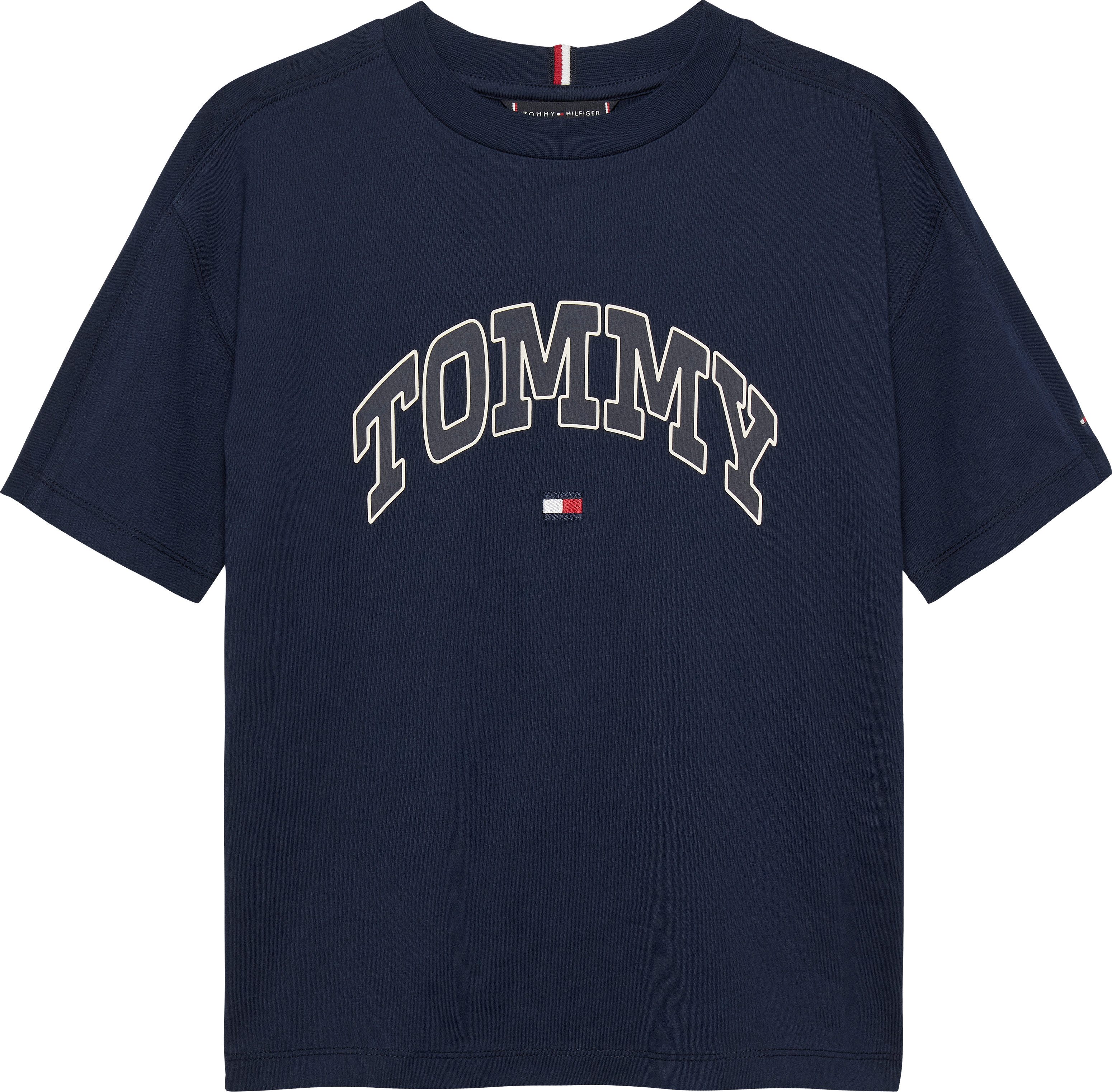 Tommy Hilfiger T-Shirt VARSITY RAISED PRINT TEE SS Kinder bis 16 Jahre – Bild 4 von 5