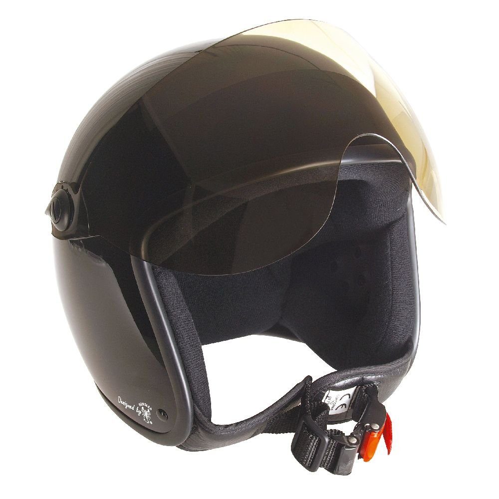 Bores Motorradhelm Gensler Bogo 1 Jethelm Mit Visier Ohne Ece.22.05
