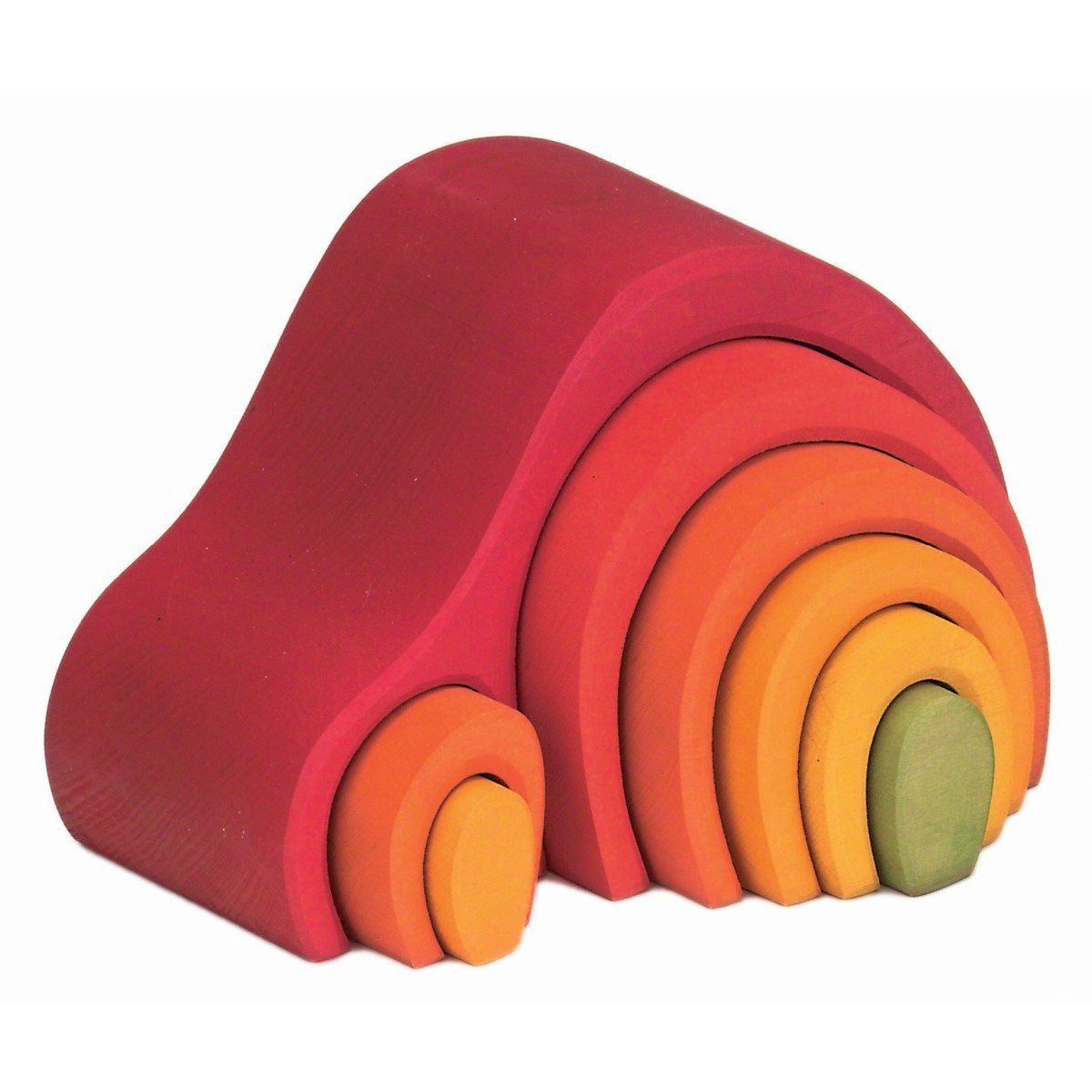 Glückskäfer bunte Holzbausteine Bogen-Haus 8-teilig Spielbausteine