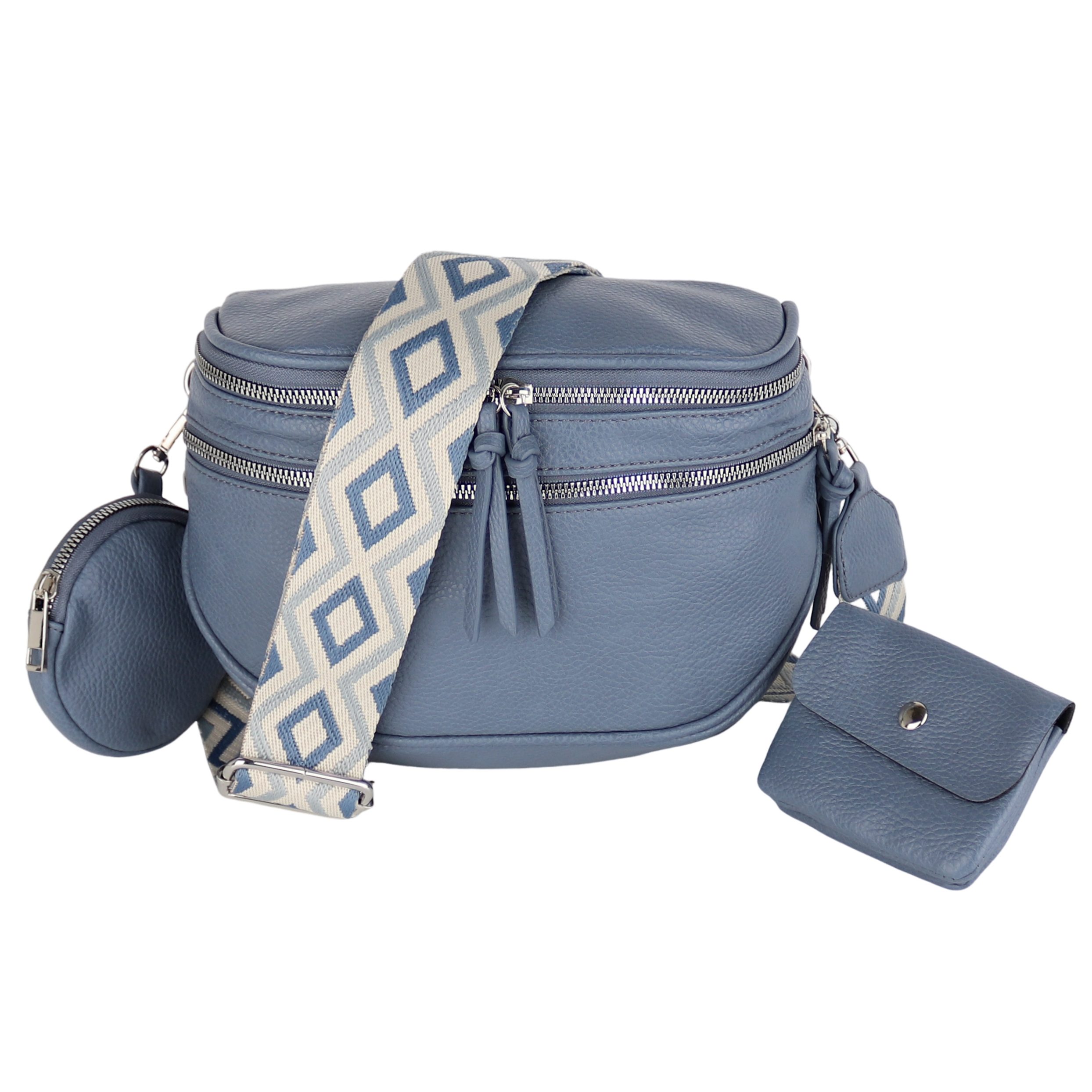 Bauchtasche Damen Taschen, Umhängetasche, Brusttasche, 28x18x10cm Veganes Leder