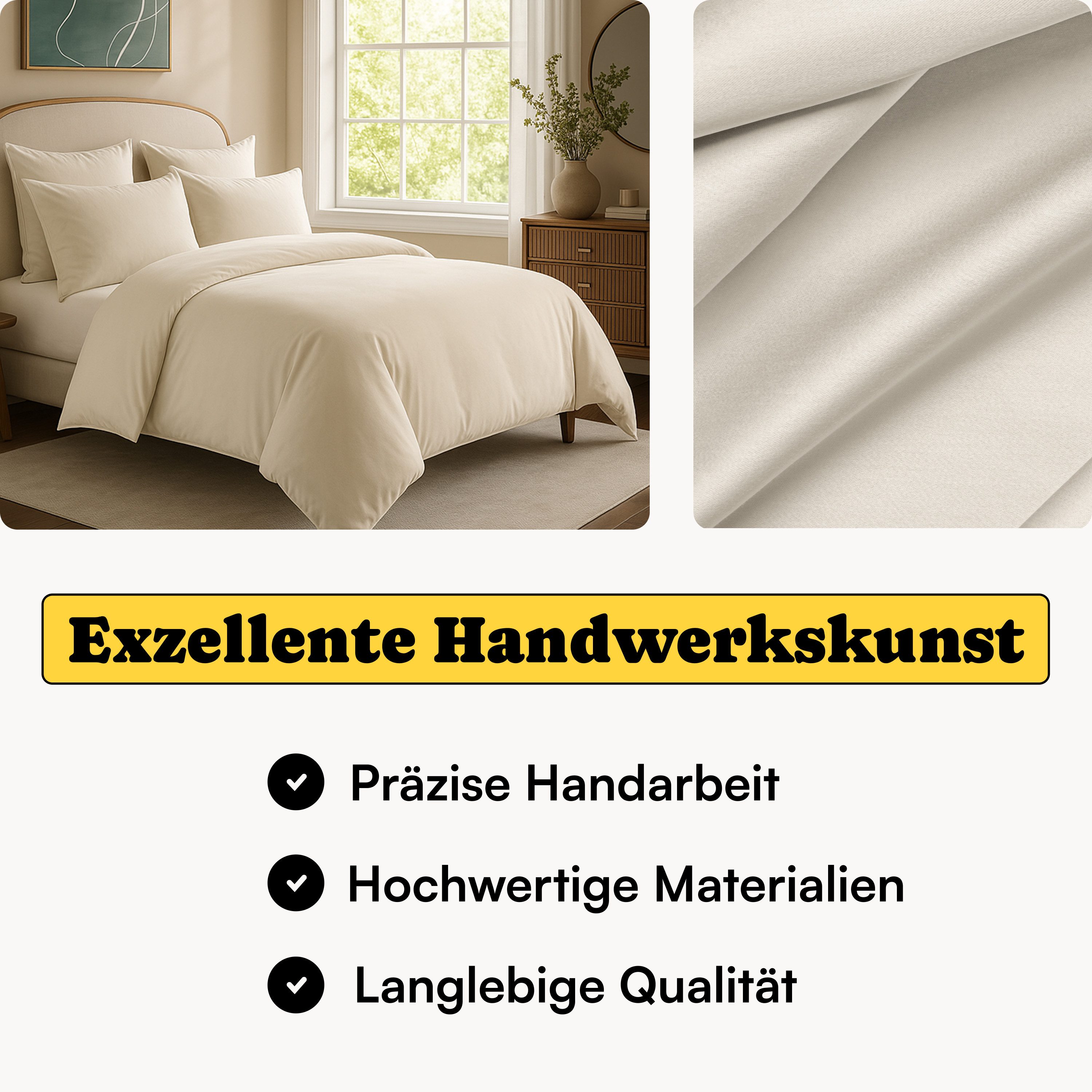 Seralino Spannbettlaken Mako Satin Spannbetttuch (100% Bio Baumwolle), 100% günstig online kaufen
