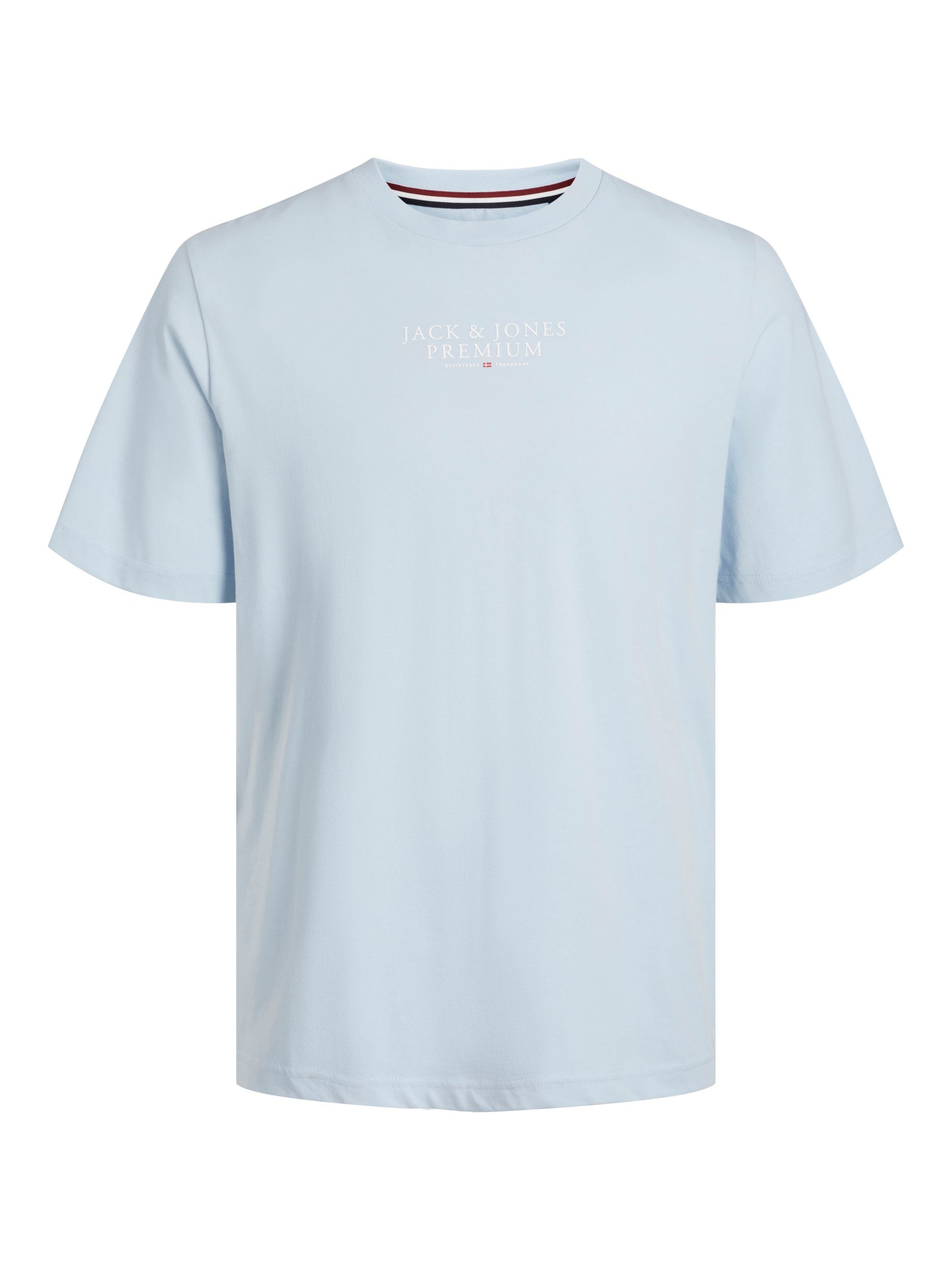 Jack & Jones Rundhalsshirt JPRBLUARCHIE NECK TEE Skyway CREW