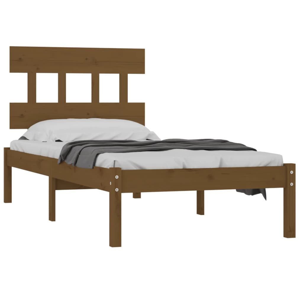 Vidaxl Massivholzbett Honigbraun 100x200 Cm günstig online kaufen
